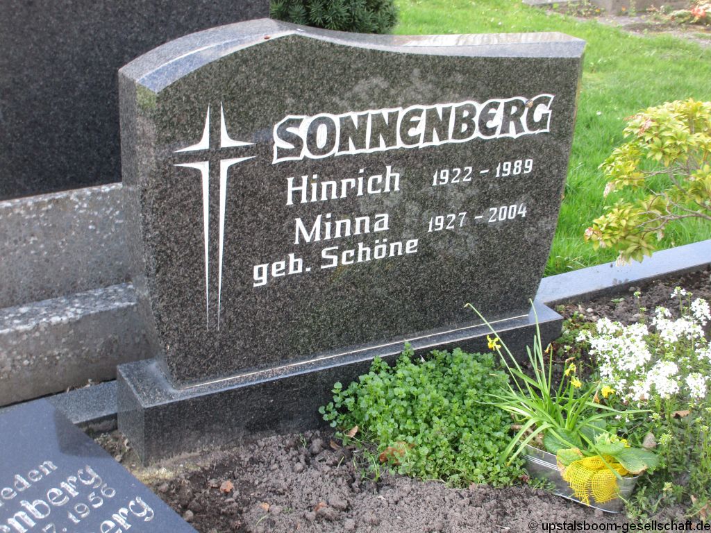 Grabstein Hinrich Sonnenberg 187 und Minna, geb. Schne 1511